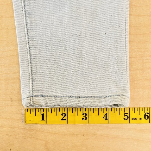 DAKOTA Collective Womens Khloe Blue Skinny Jeans Size 26 Distressed Low Rise NWD - Picture 10 of 14